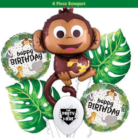 Monkey-Themed Balloons