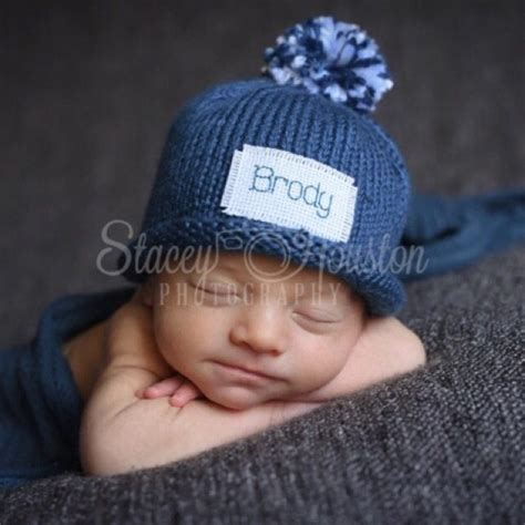 Monogram Hat For Baby Boy