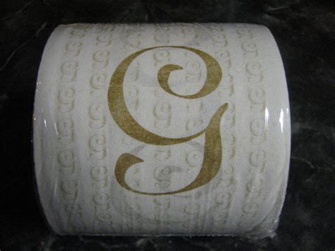 Monogram Toilet Paper