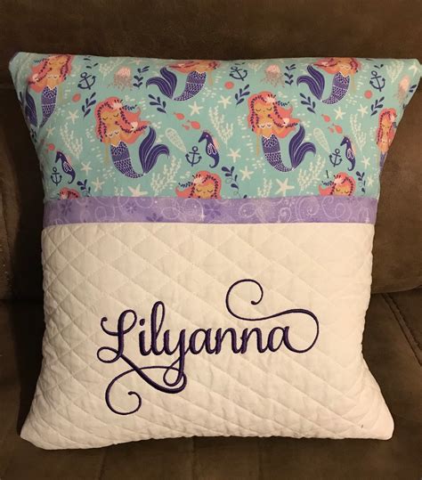 Monogrammed Reading Pillow