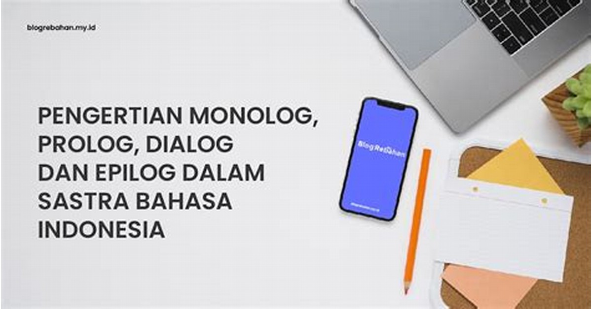 Monolog dalam Sastra Indonesia