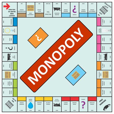 Monopoly Game Board Printable