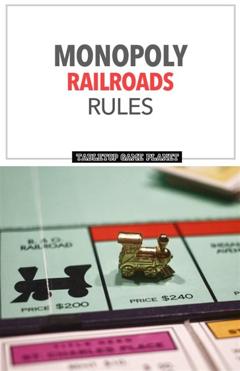 Monopoly Railroad Rules