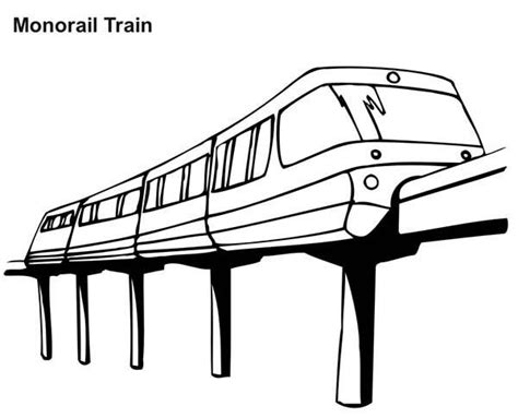 monorail train painting lines