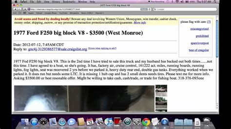 monroe craigslist