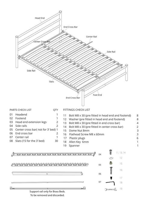 Monroe Upholstered Queen Bed Assembly Instructions