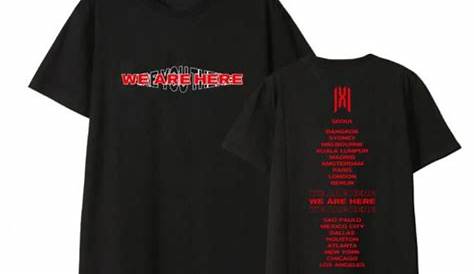 Monsta X Shirt World Tour 2018 US Shirt size M 3XLin T
