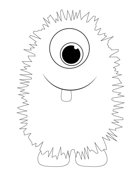 Get This Monster Coloring Pages Free 6210k