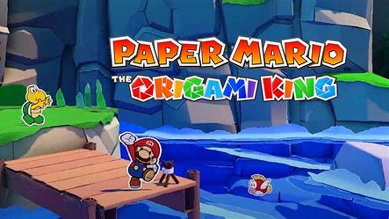 Monster Fish: The Mighty River Lurker in Paper Mario: The Origami King