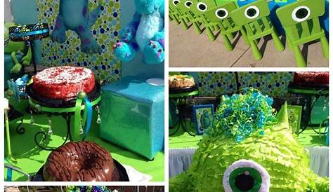Table Decoration for Monsters University Party First Birthday