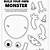 monster parts printable
