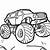 monster truck coloring book