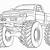 monster truck free printable coloring pages