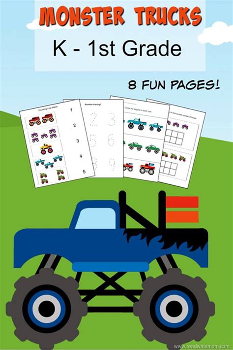 Free & Easy To Print Monster Truck Coloring Pages Tulamama