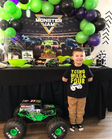 Monster Truck Monster Jam Birthday Party Monster trucks birthday