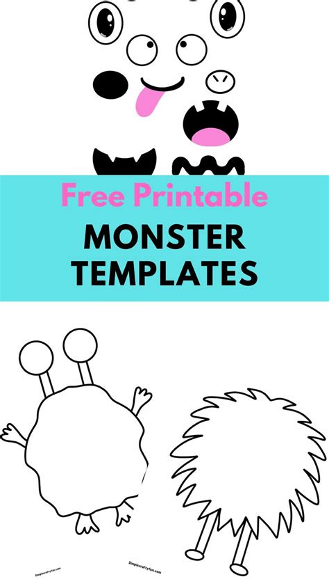 Monster Craft Template Monster craft, Monster