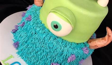 Monsters Inc. themed cake by K Noelle Cakes | Monster inc cakes
