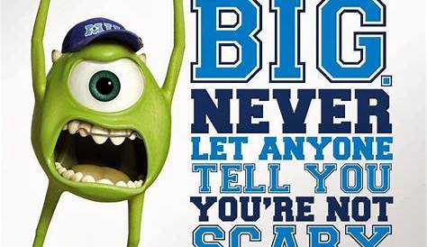 Try.... Monsters University Quotes, Monster University, Disney Pixar