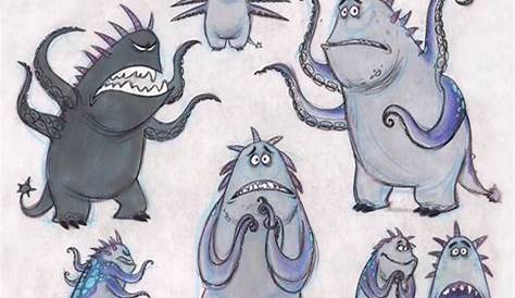Character Designs from Monsters Inc (Click for... : Disney Concepts & Stuff