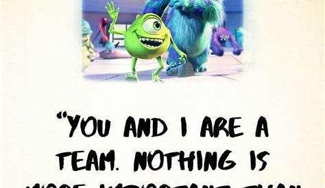 Pin by Connie Rincon on DISNEY FUN... | Disney love quotes, Monsters