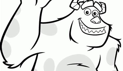 Meet James Sulley Sullivan In Monsters Inc Coloring Page : Kids Play
