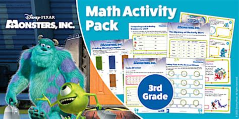 Monsters Inc Math Worksheet