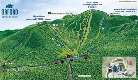 Mont Orford Map