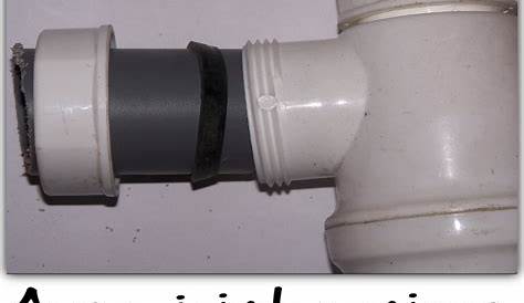 Montage Joint Conique Siphon De Pour Tube Diamètre 32 Mm