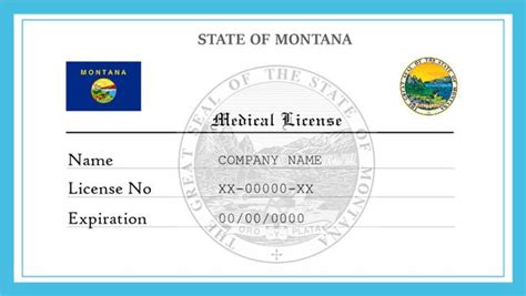 montana license verification medical