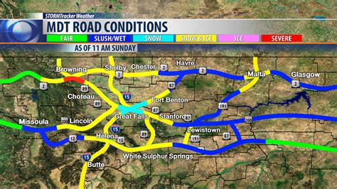 montana road and travel conditions