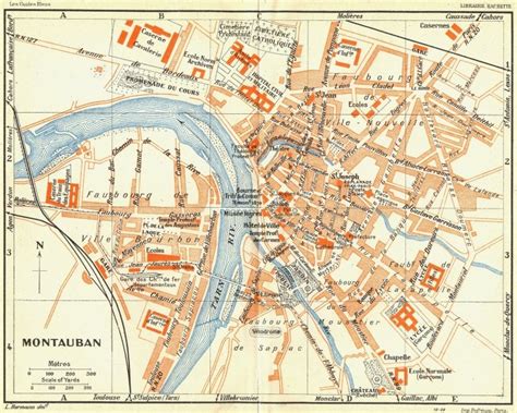 Plan Montauban carte ville Montauban