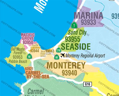 Monterey Zip Codes The Heinrich Team