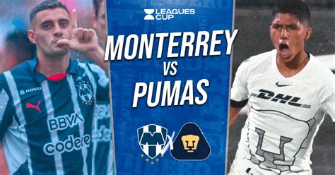 monterrey vs pumas en vivo por internet