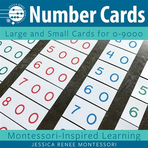 Montessori Math Cards Printable
