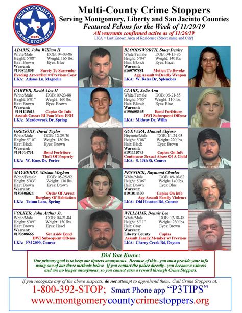 montgomery co jail roster tx