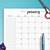 monthly calendar to do list template
