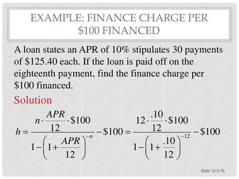 monthly finance charge formula