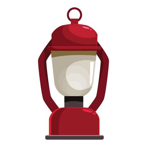 Monthly Red Camping Lantern Printable