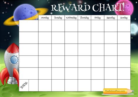 Monthly Reward Chart Printable