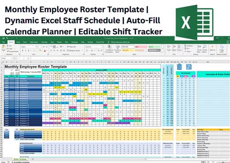 Monthly Rota Template