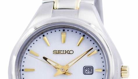 Reloj Seiko Solar Diamond Accent SUP384 SUP384P1 SUP384P de las mujeres