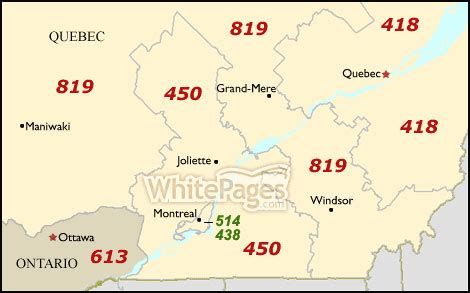montreal area code