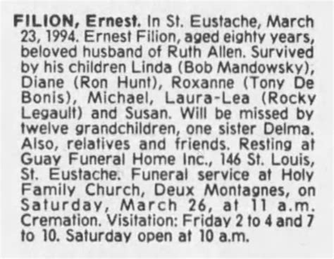montreal gazette obituaries archives