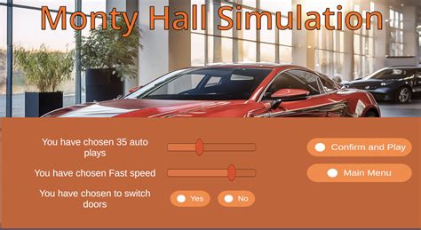 Monty Hall Game Printable Simulation