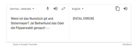monty python the funniest joke in the world google translate