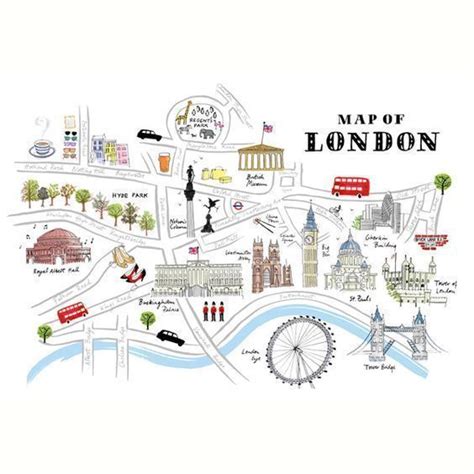 Les attractions touristiques de londres carte carte des attractions