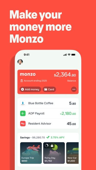 monzo banking app