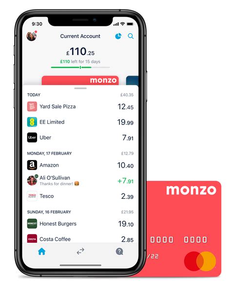 monzo card online