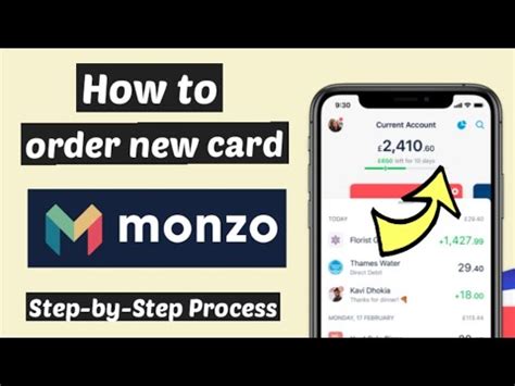 monzo card order