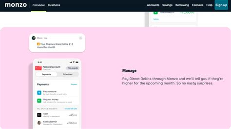 monzo website